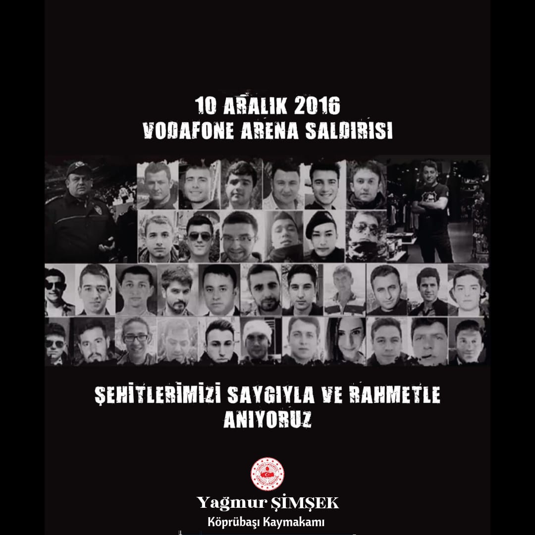 #10Aralık2016 İstanbul Beşiktaş… Vatan uğruna can veren şehitlerimizi saygı ve rahmetle anıyoruz. Unutmadık, unutmayacağız! 