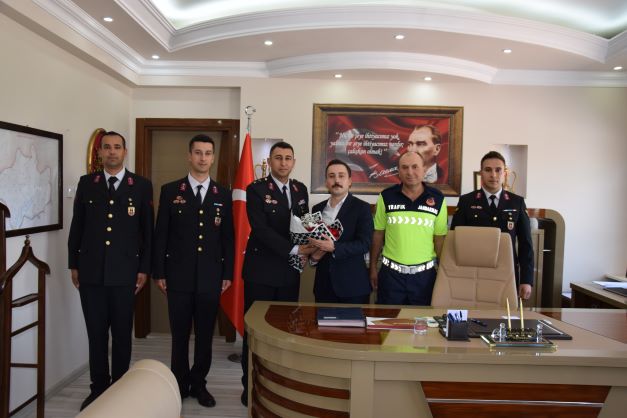 Kaymakamımız Sn. Hüseyin BÜTÜNER; Jandarma Teşkilatının kuruluşunun 186. yıl dönümünü Kutladı.